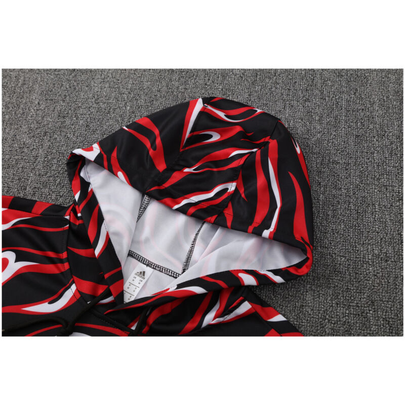 Mens Manchester United Hoodie Sweatshirt + Pants Training Suit Red Fire 2025/26-cheap jerseys