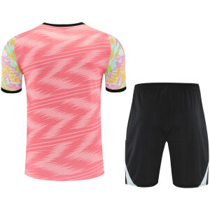 Mens Real Madrid Short Training Suit Pink 2025/26-cheap jerseys