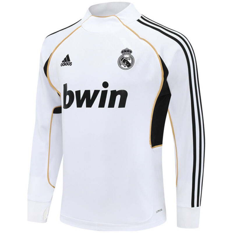 Mens Real Madrid Retro Training Top White 2011/12-cheap jerseys