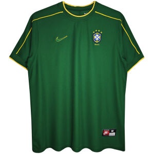 Mens Brazil Retro Goalkeeper Green Jersey 1998-cheap jerseys
