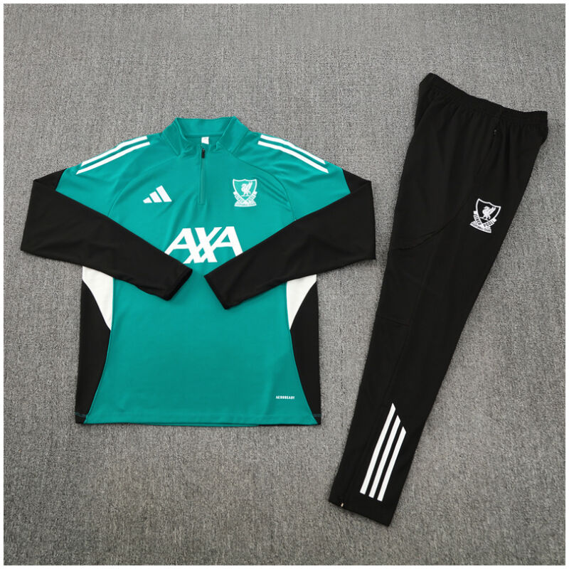 Kids Liverpool Training Suit Green 2025/26-cheap jerseys