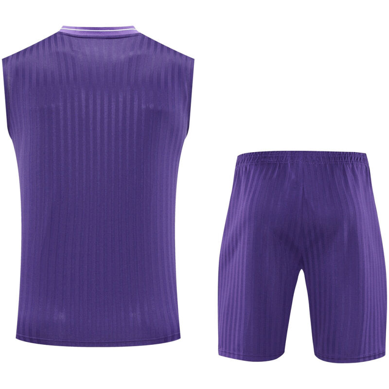 Mens Real Madrid Singlet Suit Purple 2025/26-cheap jerseys