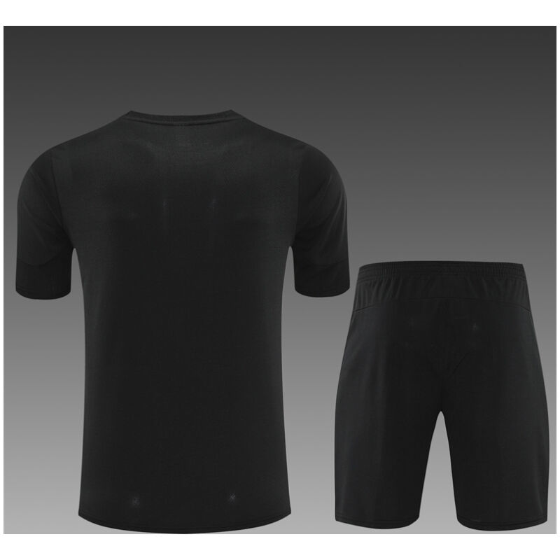 Kids Manchester City Short Training Suit Black 2025/26-cheap jerseys