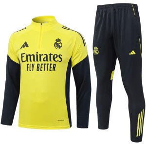 Mens Real Madrid Training Suit Yellow 2025/26-cheap jerseys