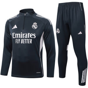 Mens Real Madrid Training Suit Grey 2025/26-cheap jerseys