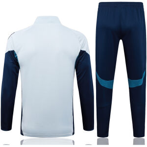 Mens Arsenal Jacket + Pants Training Suit Light Blue 2025/26