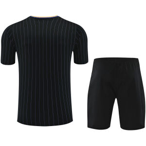 Mens Manchester United Short Training Suit Black 2025/26