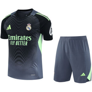 Mens Real Madrid Goalkeeper Kit Grey 2025/26