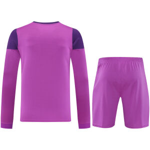 Mens Real Madrid Goalkeeper Kit Purple Long Sleeve 2025/26