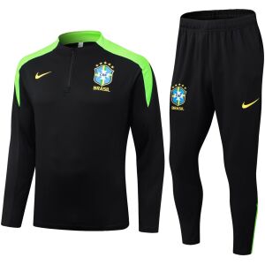 Mens Brazil Training Suit Black 2025