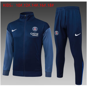 Kids PSG Jacket + Pants Training Suit Royal 2025/26