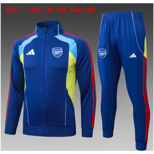 Kids Arsenal Jacket + Pants Training Suit Blue 2025/26