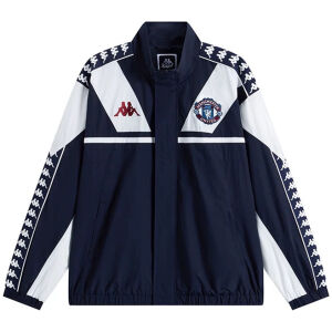 Mens Manchester United Retro Windrunner Jacket Royal