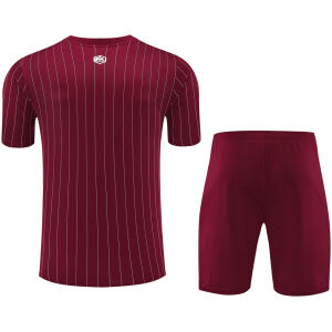 Mens Arsenal Short Training Suit Burgundy 2025/26
