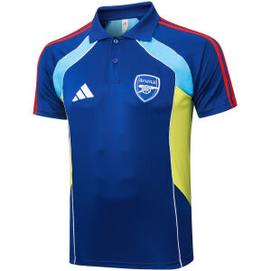 Mens Arsenal Polo Shirt Blue 2025/26
