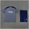 Kids PSG Short Training Suit Grey 2025/26 2