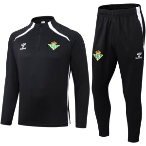 Mens Real Betis Training Suit Black 2025/26