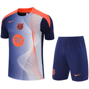 Mens Barcelona Short Training Suit Royal 2025/26