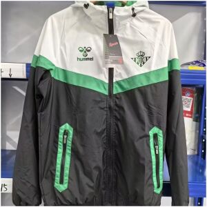 Mens Real Betis All Weather Windrunner Jacket Black 2025/26