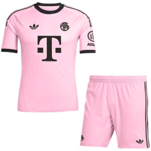 Kids Bayern Munich Goalkeeper Pink Jersey 2025/26