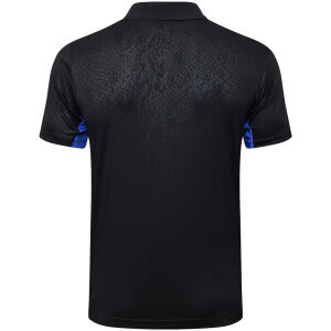 Mens Barcelona Polo Shirt Black 2025/26