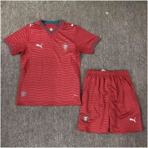 Kids Portugal Home Jersey FIFA World Cup 2026