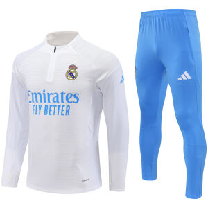 Mens Real Madrid Training Suit White 2025/26