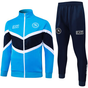 Mens Napoli Jacket + Pants Training Suit Blue II 2025/26