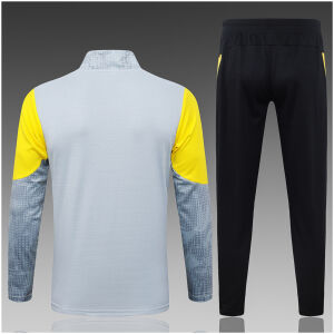 Kids Borussia Dortmund Training Suit Light Grey 2025/26