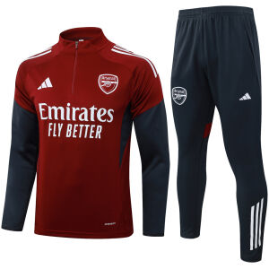Mens Arsenal Training Suit Burgundy 2025/26