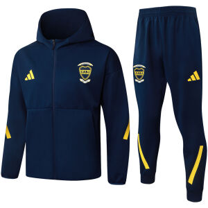 Mens Boca Juniors Hoodie Jacket + Pants Training Suit Royal 2025/26