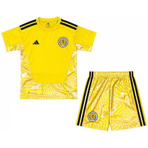 Kids Scotland Goalkeeper Yellow Jersey FIFA World Cup 2026