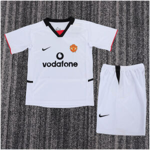 Kids Retro Manchester United Away Jersey 2002/03