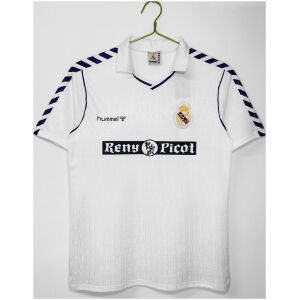 Mens Real Madrid Retro Home Jersey 1988/90