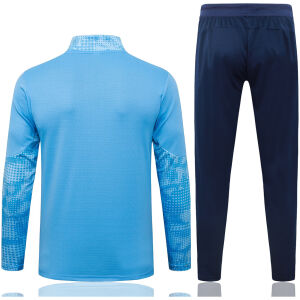 Mens Manchester City Training Suit Light Blue Pattern 2025/26