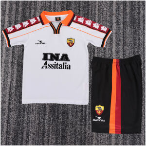 Kids Retro Roma Away Jersey 1998/99