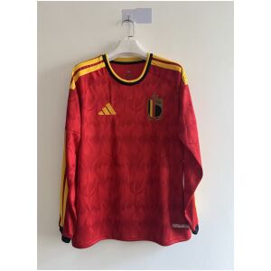 Mens Belgium Home Jersey Long Sleeve FIFA World Cup 2026
