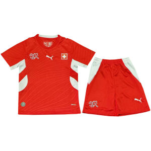 Kids Switzerland Home Jersey FIFA World Cup 2026