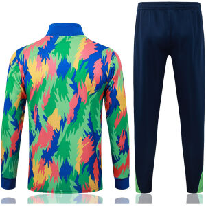 Mens Brazil Jacket + Pants Training Suit Multi-Color 2026