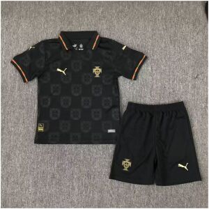 Kids Portugal Special Edition Black Jersey FIFA World Cup 2026