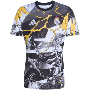 Mens Real Madrid Avengers Pre-Match White Jersey 2025/26