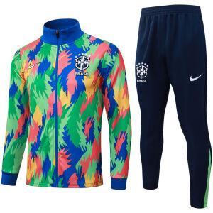 Mens Brazil Jacket + Pants Training Suit Multi-Color 2026