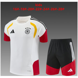 Kids Germany Short Training Suit White 2026