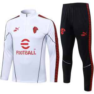 Mens AC Milan Training Suit White 2025/26