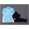 Kids Manchester City Training Suit Light Blue Pattern 2025/26 1