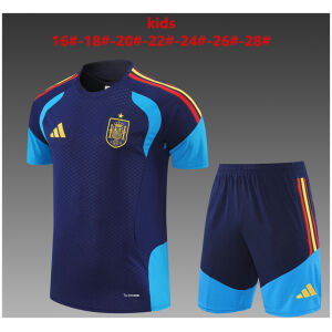 Kids Spain Short Training Suit Royal 2026