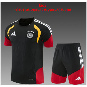 Kids Germany Short Training Suit Black 2026