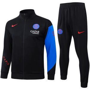 Mens PSG Jacket + Pants Training Suit Black 2025/26
