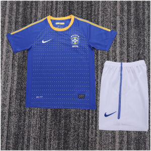 Kids Retro Brazil Away Jersey 2010