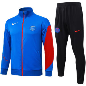 Mens PSG Jacket + Pants Training Suit Blue 2025/26